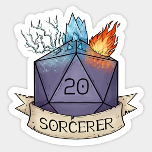 D20 - Sorcerer Sticker